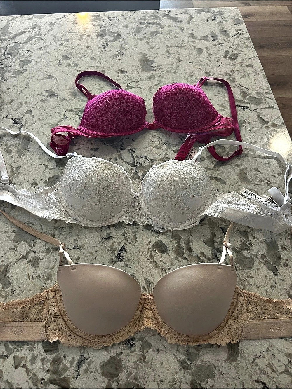 Bundle of Victoria's Secret 3 Bras Size 34B